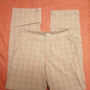 Lululemon Men's Nylon Plaid Dress Pants Size 32
